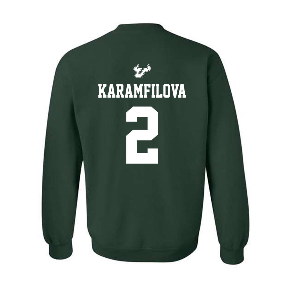 USF - NCAA Women's Basketball : Yana Karamfilova - Classic Shersey Crewneck Sweatshirt-1