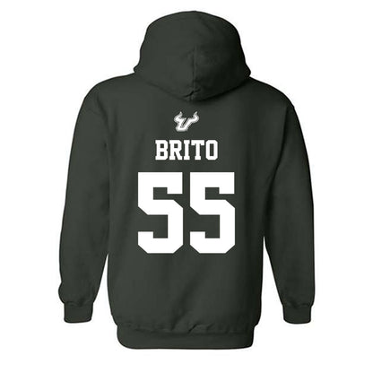 USF - NCAA Women's Basketball : Carla Brito - Classic Shersey Hooded Sweatshirt-1