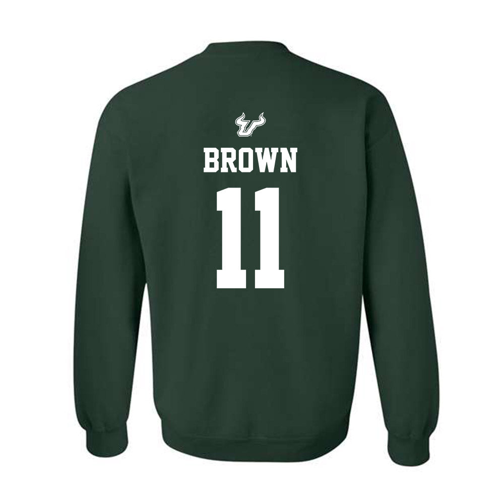 USF - NCAA Men's Basketball : CJ Brown - Classic Shersey Crewneck Sweatshirt