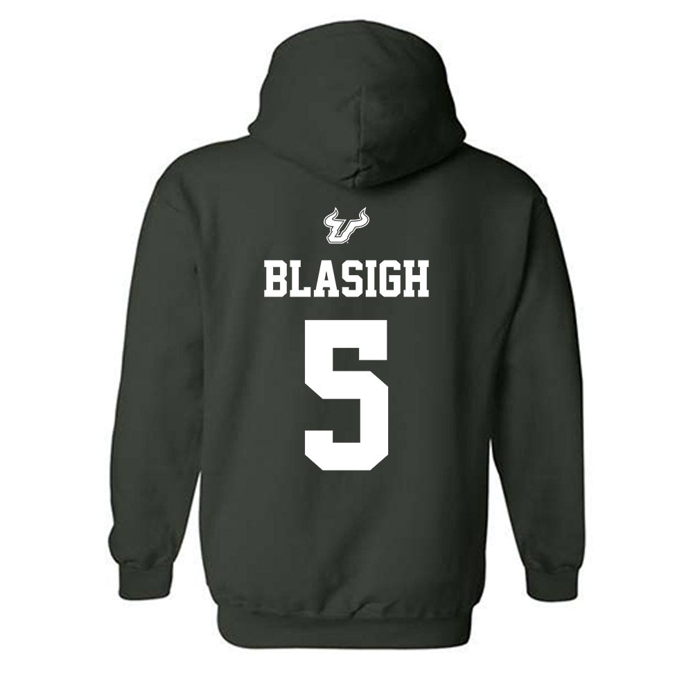 USF - NCAA Women's Basketball : Vittoria Blasigh - Classic Shersey Hooded Sweatshirt-1