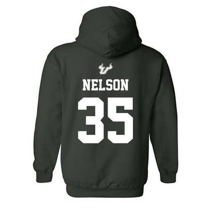 USF - NCAA Men's Basketball : Izaiyah Nelson - Classic Shersey Hooded Sweatshirt-1