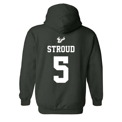 USF - NCAA Men's Basketball : Brandon Stroud - Hooded Sweatshirt Classic Shersey