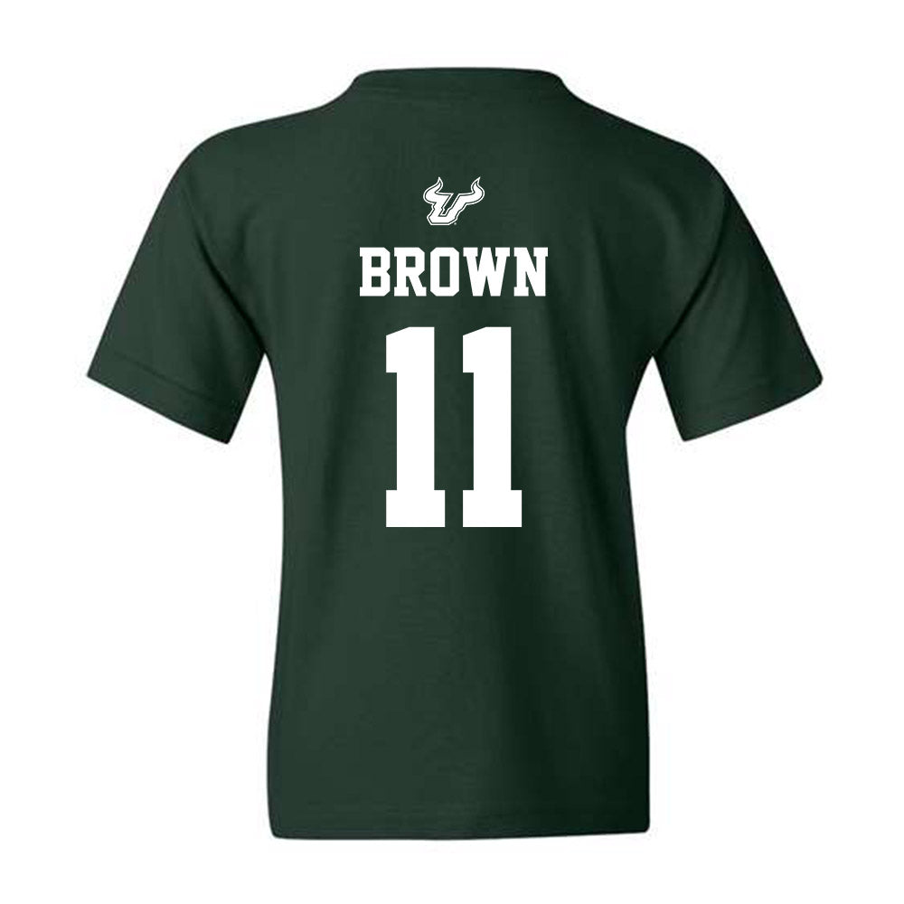 USF - NCAA Men's Basketball : CJ Brown - Classic Shersey Youth T-Shirt