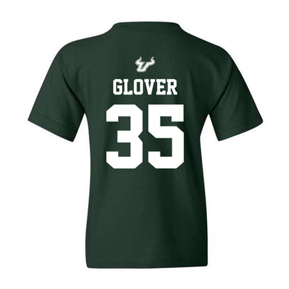 USF - NCAA Men's Basketball : Taj Glover - Classic Shersey Youth T-Shirt