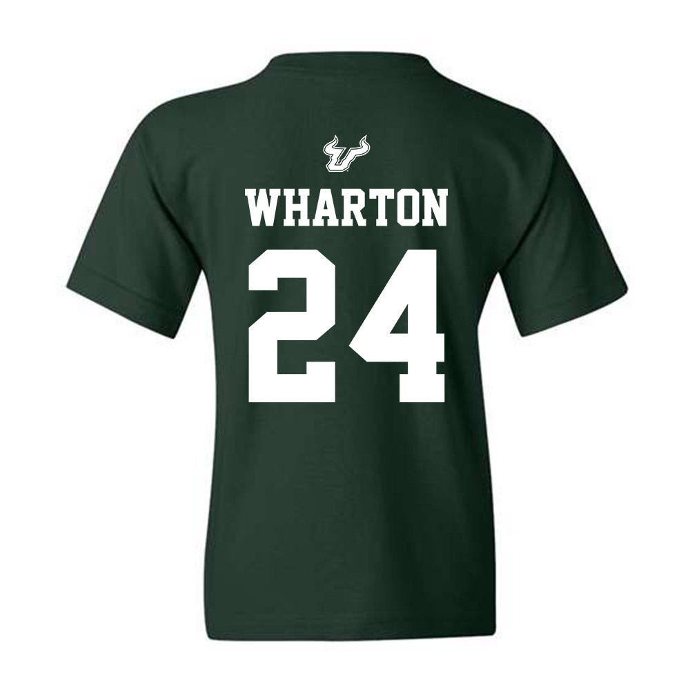 USF - NCAA Men's Basketball : Jaylen Wharton - Classic Shersey Youth T-Shirt