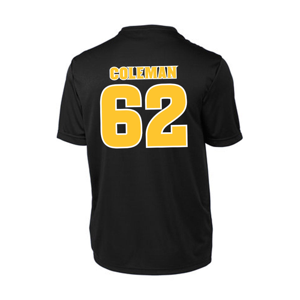 Arizona State - NCAA Football : Ben Coleman - Black Performance T-shirt