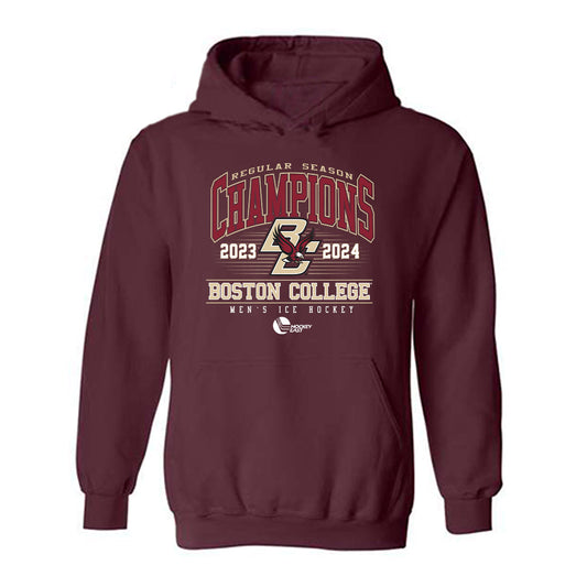 Boston College - NCAA Men's Ice Hockey : All Athletes - Hooded Sweatshirt Hockey East Regular Season Champions Roster Shirt