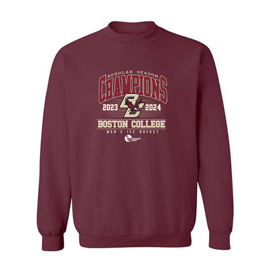 Boston College - NCAA Men's Ice Hockey : All Athletes - Crewneck Sweatshirt Hockey East Regular Season Champions Roster Shirt