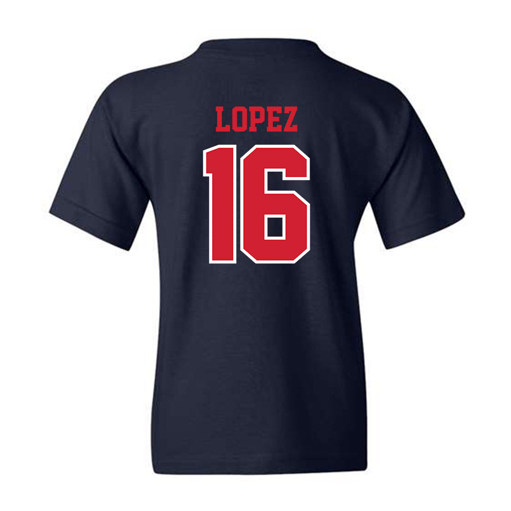 Ole Miss - NCAA Softball : Brianna Lopez -  Youth T-Shirt Sports Shersey