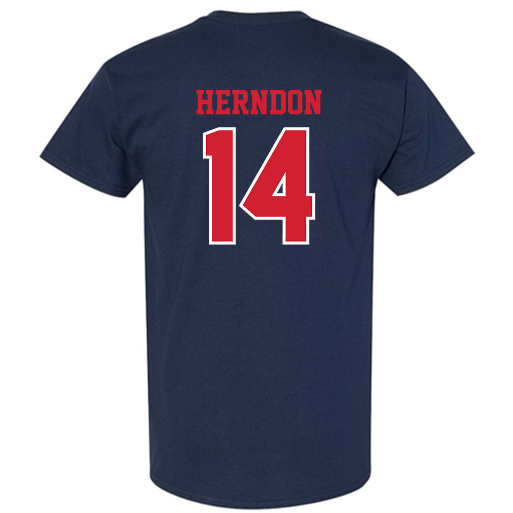 Ole Miss - NCAA Softball : Abby Herndon - Sports Shersey T-Shirt-1