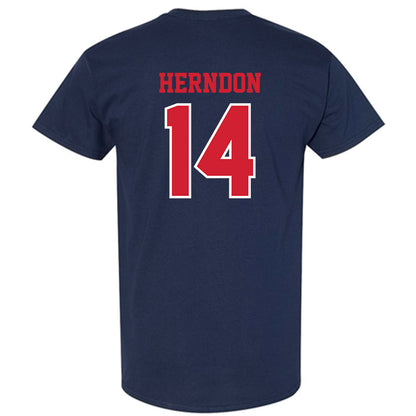 Ole Miss - NCAA Softball : Abby Herndon - Sports Shersey T-Shirt-1