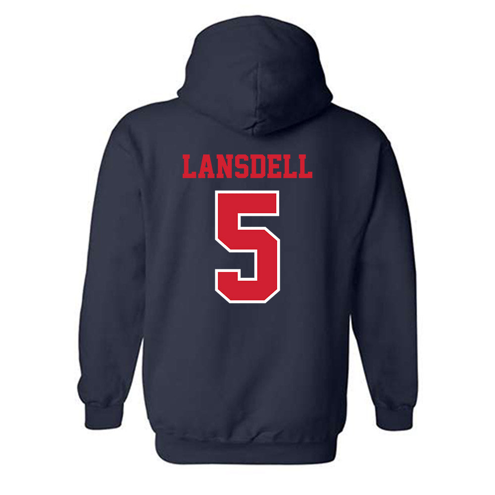 Ole Miss - NCAA Softball : Ashton Lansdell - Sports Shersey Hooded Sweatshirt-1