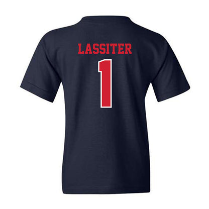 Ole Miss - NCAA Softball : jalia lassiter -  Youth T-Shirt Sports Shersey