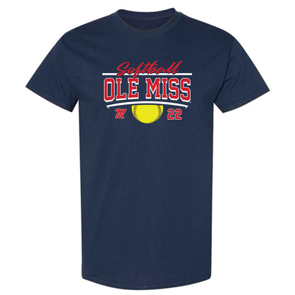 Ole Miss - NCAA Softball : Taylor Malvin -  T-Shirt Sports Shersey