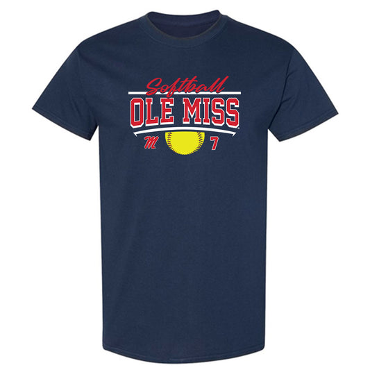 Ole Miss - NCAA Softball : Emilee Boyer - Sports Shersey T-Shirt-0