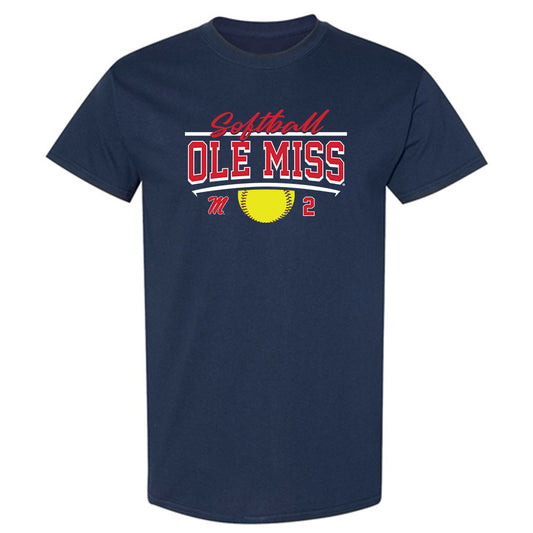 Ole Miss - NCAA Softball : Ma'Nia Womack -  T-Shirt Sports Shersey