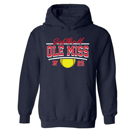 Ole Miss - NCAA Softball : Tenly Grisham -  Hooded Sweatshirt Sports Shersey