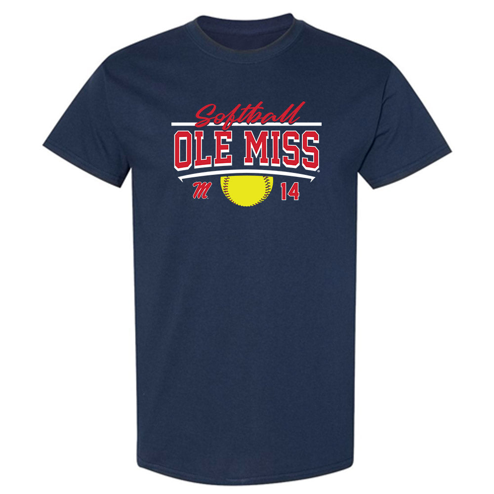 Ole Miss - NCAA Softball : Abby Herndon - Sports Shersey T-Shirt-0