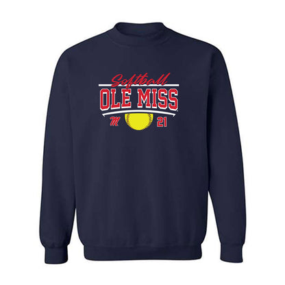 Ole Miss - NCAA Softball : Grace Thompson -  Crewneck Sweatshirt Sports Shersey