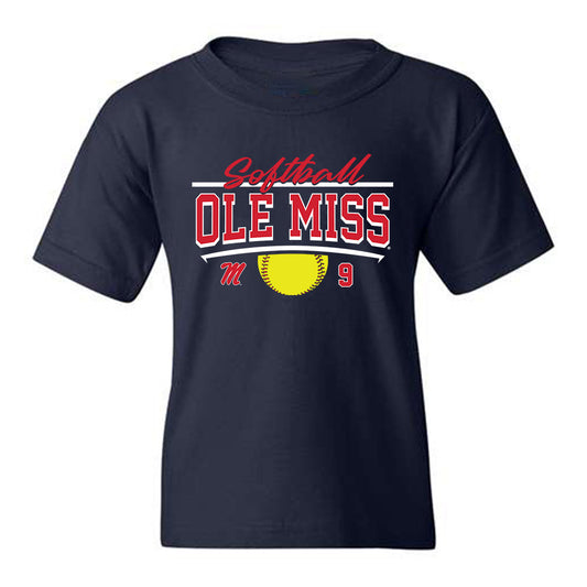 Ole Miss - NCAA Softball : Paige Smith -  Youth T-Shirt Sports Shersey