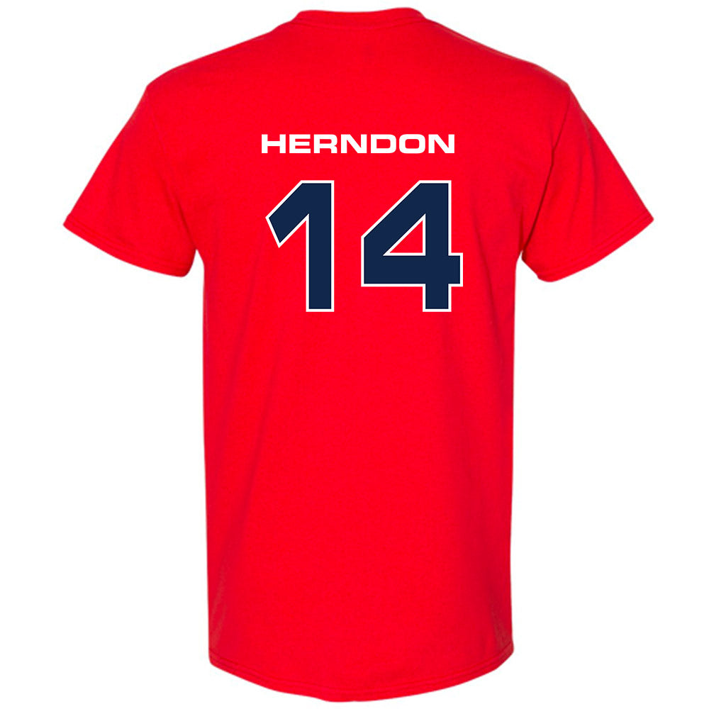 Ole Miss - NCAA Softball : Abby Herndon - Sports Shersey T-Shirt-1