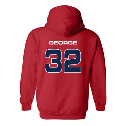 Ole Miss - NCAA Softball : Madilynn George - Sports Shersey Hooded Sweatshirt-1