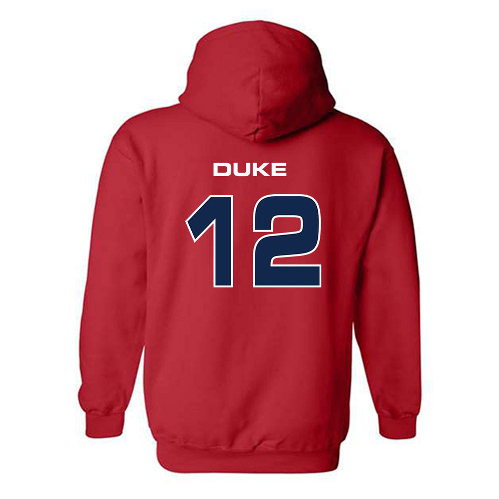 Ole Miss - NCAA Softball : Addison Duke - Sports Shersey Hooded Sweatshirt-1