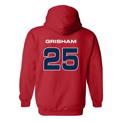 Ole Miss - NCAA Softball : Tenly Grisham -  Hooded Sweatshirt Sports Shersey