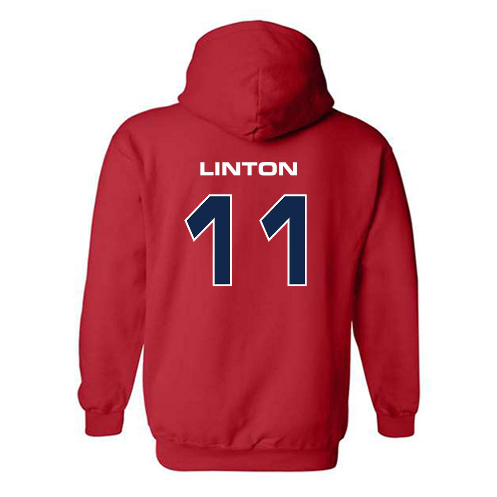 Ole Miss - NCAA Softball : Addi Linton - Sports Shersey Hooded Sweatshirt-1