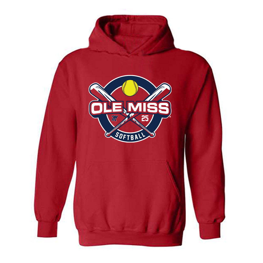 Ole Miss - NCAA Softball : Tenly Grisham -  Hooded Sweatshirt Sports Shersey