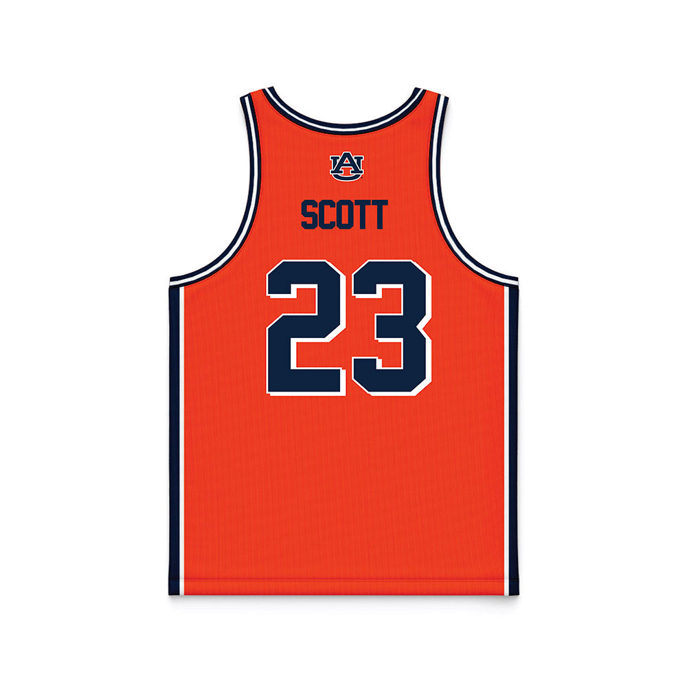 Auburn - NCAA Men's Basketball : Addarin Scott - Basketball Jersey Orange