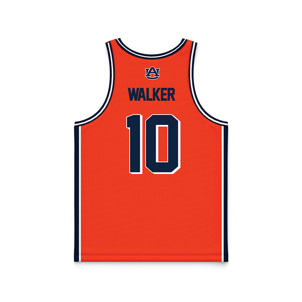 Auburn - NCAA Men's Basketball : Simon Walker - Orange Basketball Jersey-1