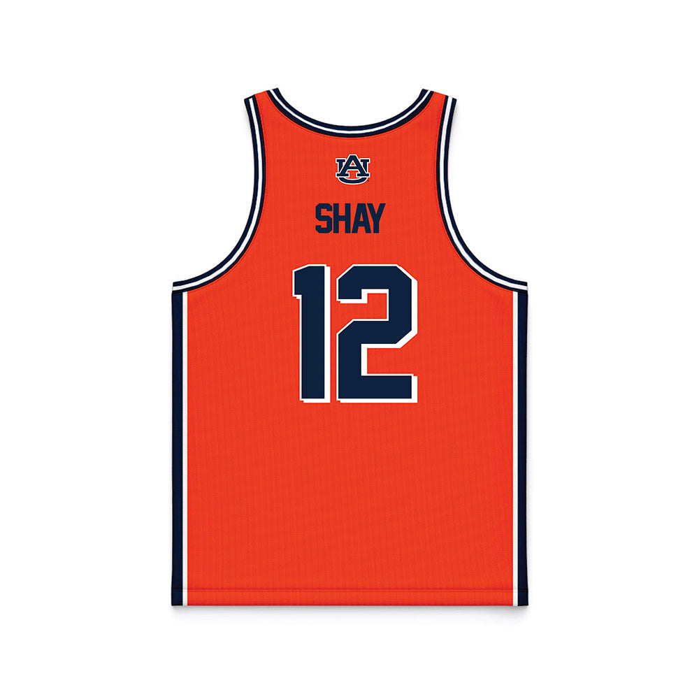 Auburn - NCAA Men's Basketball : Joah Shay - Orange Basketball Jersey