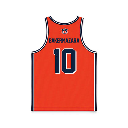 Auburn - NCAA Men's Basketball : Chad Baker-Mazara - Orange Basketball Jersey