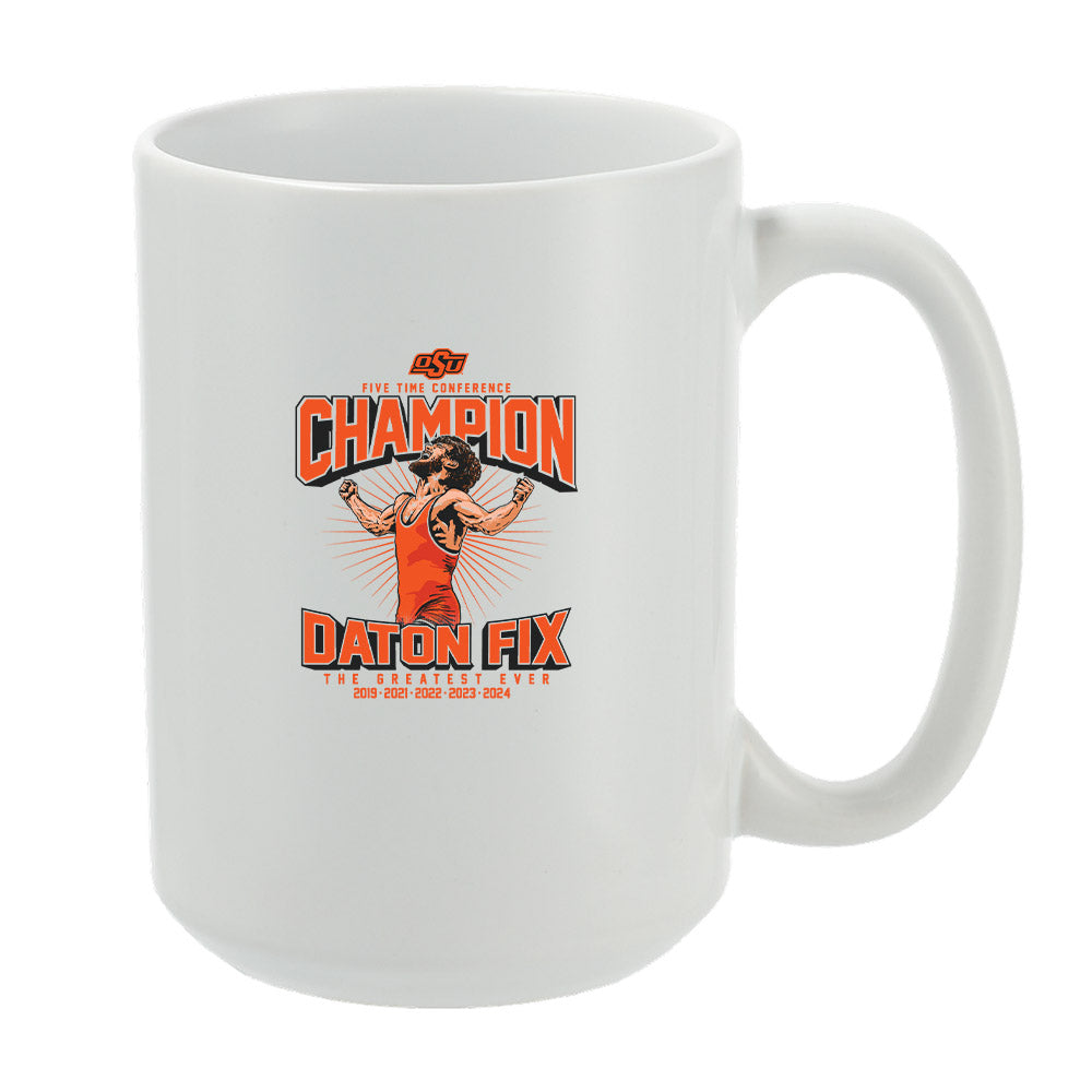 Oklahoma State - NCAA Wrestling : Daton Fix - Mug Individual Caricature