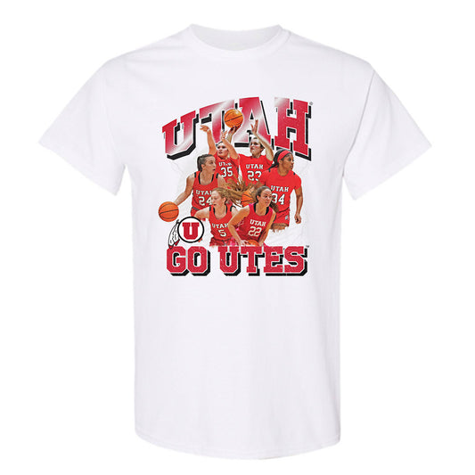Utah - NCAA Women's Basketball :  T-Shirt Team Caricature