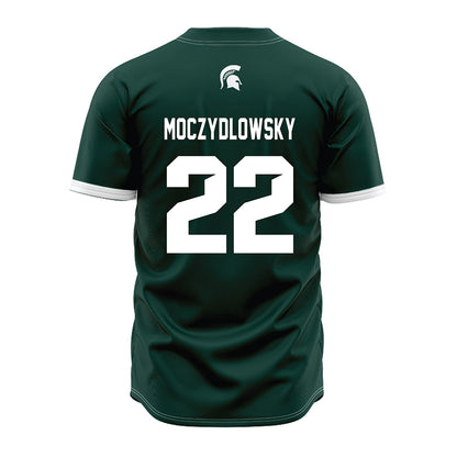 Michigan State - NCAA Baseball : Gavin Moczydlowsky - Green Jersey