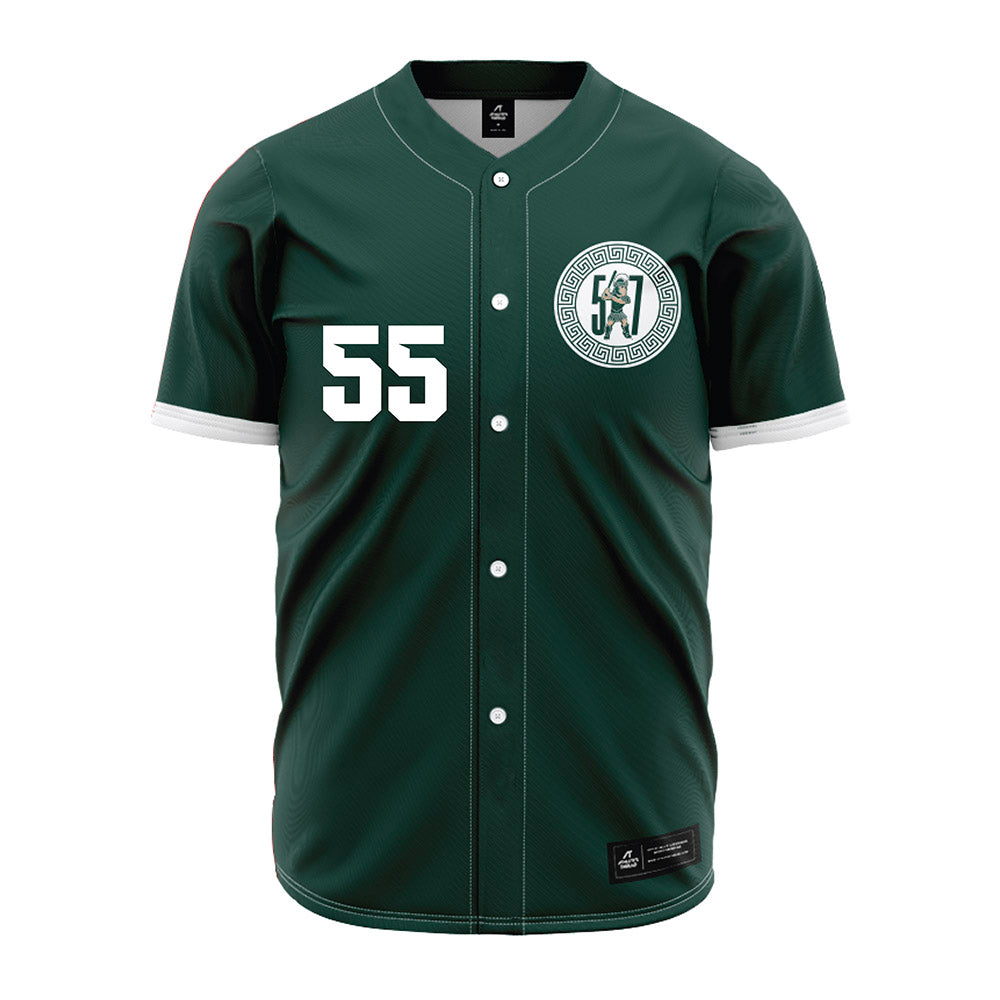 Michigan State - NCAA Baseball : Brady Chambers - Green Jersey