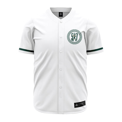 Michigan State - NCAA Baseball : CJ Deckinga - White Jersey-0