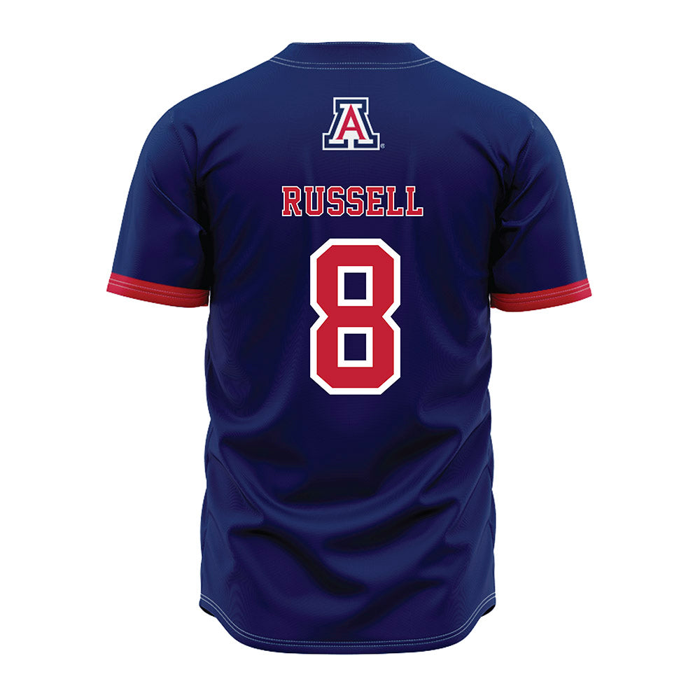 Arizona - NCAA Baseball : Mason Russell - Navy Jersey