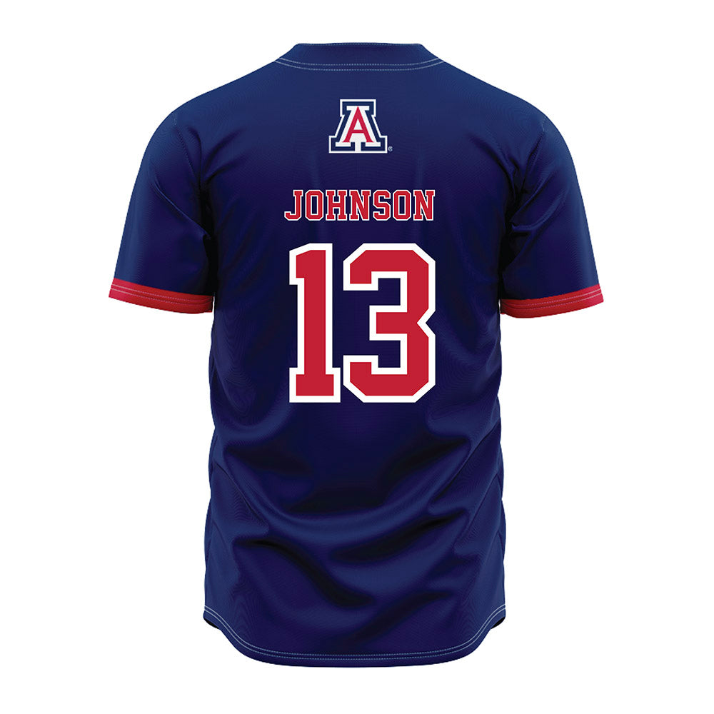 Arizona - NCAA Baseball : Carson Johnson - Navy Jersey