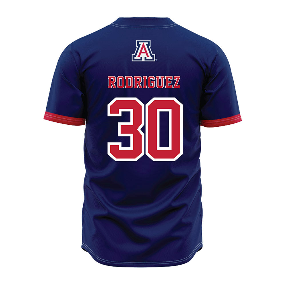 Arizona - NCAA Baseball : Dominic Rodriguez - Navy Jersey-1
