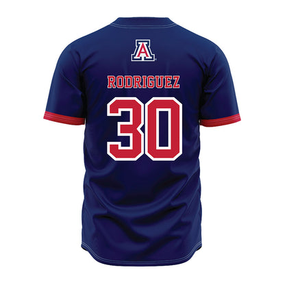 Arizona - NCAA Baseball : Dominic Rodriguez - Navy Jersey-1