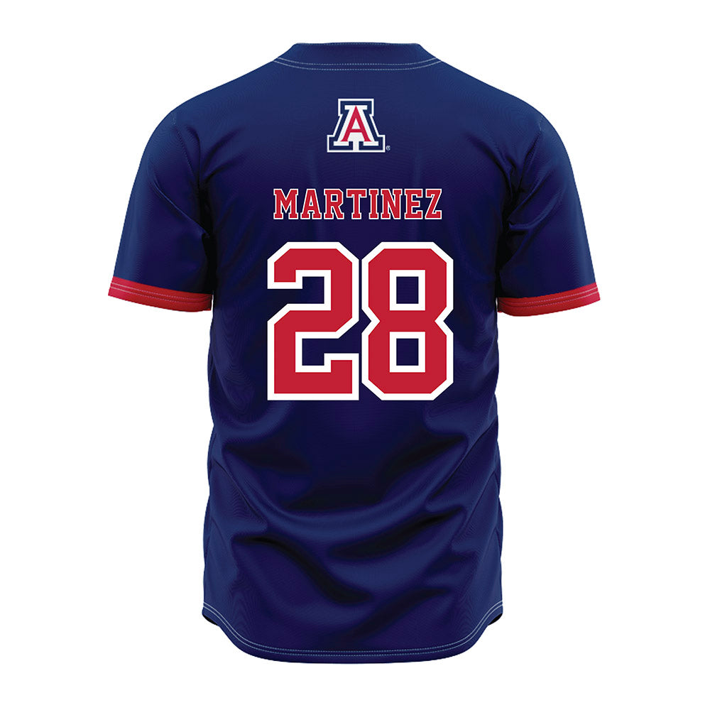 Arizona - NCAA Baseball : Matthew Martinez - Navy Jersey