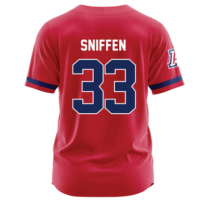 Arizona - NCAA Softball : Jenna Sniffen - Cardinal Jersey-1