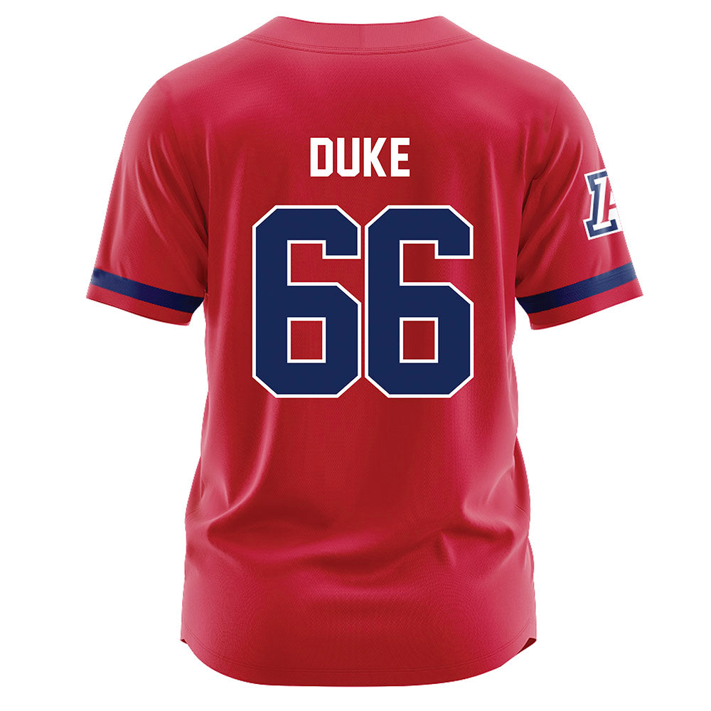 Arizona - NCAA Softball : Addison Duke - Cardinal Jersey-1