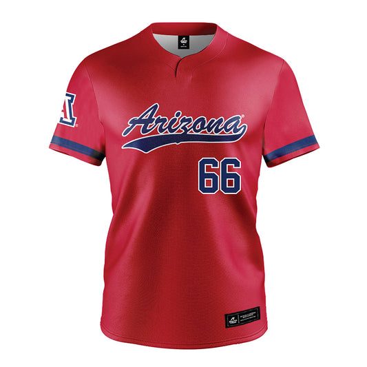 Arizona - NCAA Softball : Addison Duke - Cardinal Jersey-0
