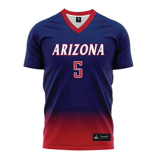 Arizona - NCAA Women's Soccer : Trinity Dorsey - Navy Soccer Jersey