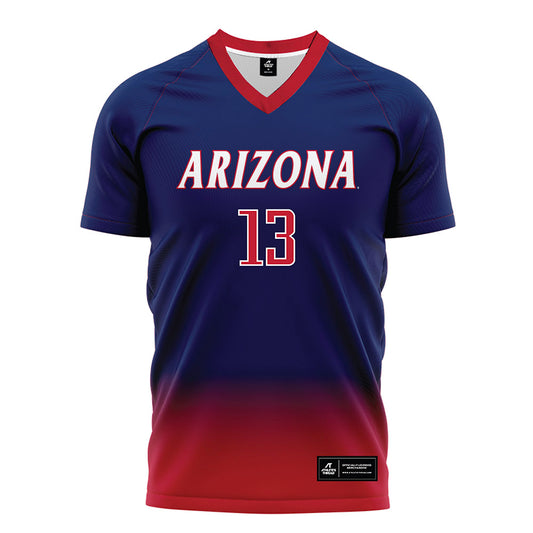 Arizona - NCAA Women's Soccer : Kyleigh Johnson - Navy Soccer Jersey-0