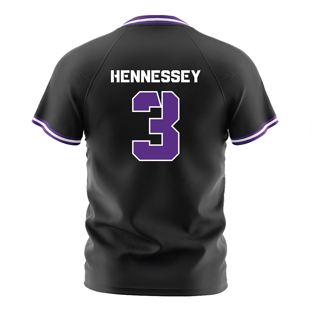 TCU - NCAA Women's Soccer : Alyssa Hennessey - Black Soccer Jersey
